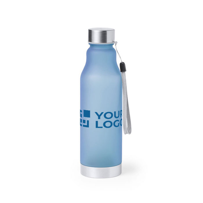 Gerecyclede flessen met rubberen afwerking 600ml Iceberg RPET