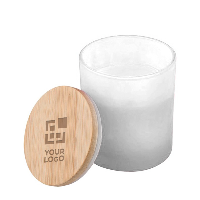 Geurkaarsen bedrukken met duurzame deksels Candlelight Medium