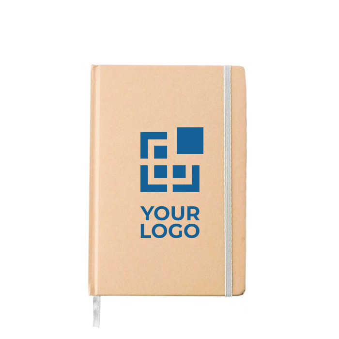 Gerecycled A5 notitieboek met elastische band EcoNote