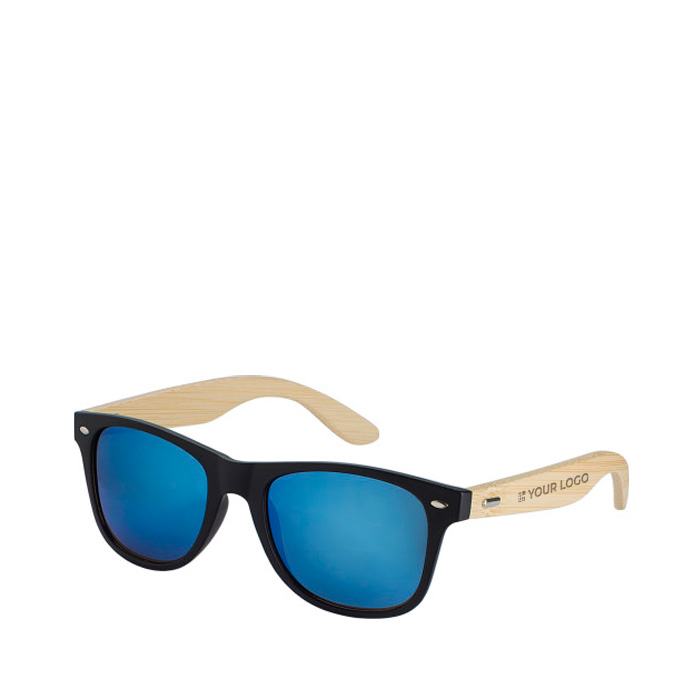 Zonnebril met bamboe pootjes laten bedrukken BeachWood