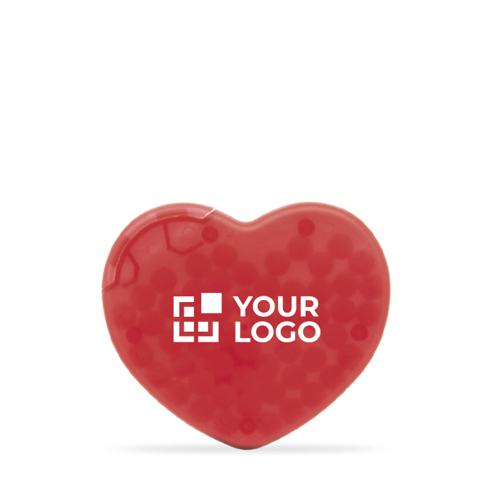 Promotioneel hartvormig doosje met munt snoep Valentine