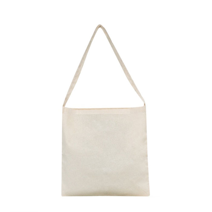 Gepersonaliseerde katoenen tas met lang hengsel 140 g/m2 One Handle