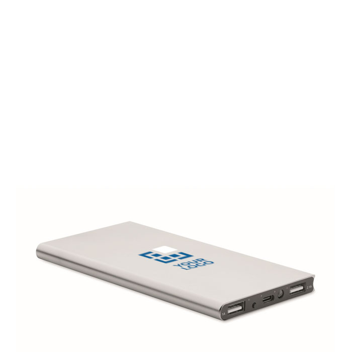 Aluminium powerbank van 8.000 mAh Powercard Extra