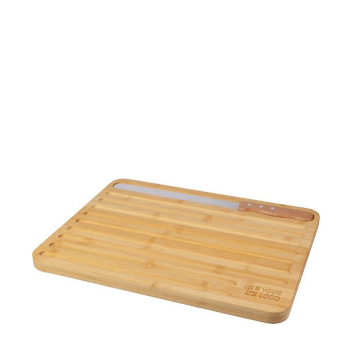 Borden set met snijmes bedrukken Baguette