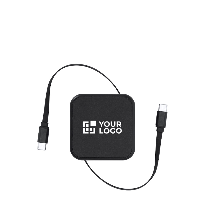 Uitschuifbare Type-C-kabel met gegevensoverdracht en telefoonhouder