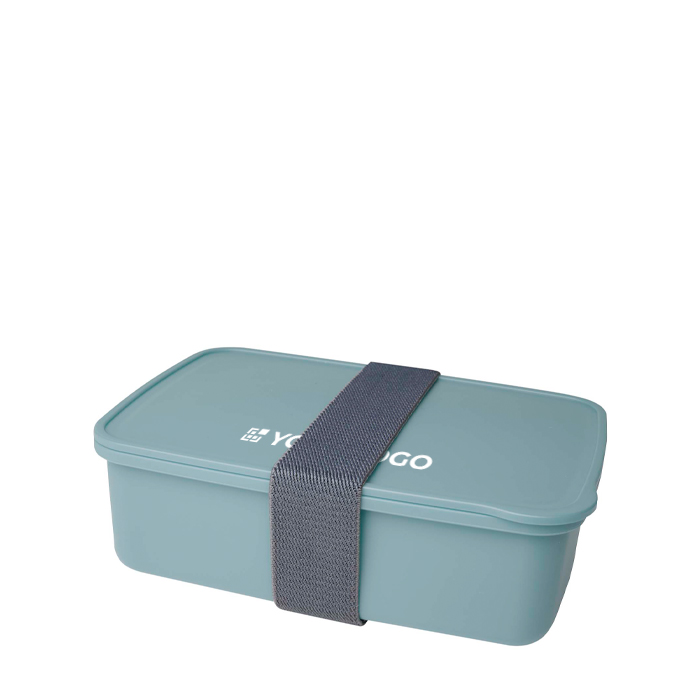 Lunchbox van gerecycled plastic 800 ml Recycled met afdrukgebied