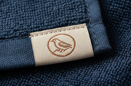 Katoenen label