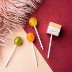 Lollipop in een doosje met verschillende smaken 10g kleur geschmacksvermischung vierde weergave