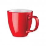 Felgekleurde koffiebeker voor reclame, 460ml kleur rood