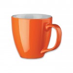 Felgekleurde koffiebeker voor reclame, 460ml kleur oranje