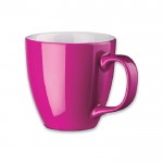 Felgekleurde koffiebeker voor reclame, 460ml kleur roze