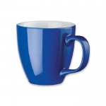 Felgekleurde koffiebeker voor reclame, 460ml kleur koningsblauw