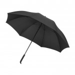 Paraplu van 190T polyester met 8 panelen en hoes Ø121 kleur zwart derde weergave