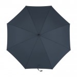 Paraplu van 190T polyester met 8 panelen en hoes Ø121 kleur blauw eerste weergave