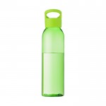 Reclame fles gemaakt van tritan kleur groen vooraanzicht