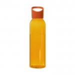 Reclame fles gemaakt van tritan kleur oranje achteraanzicht