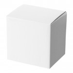 Bedrukte bekers van aardewerk in doosje kleur wit weergave met doos