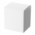 Vaatwasserbestendige mok met logo kleur wit weergave met doos