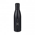 Luxe gepersonaliseerde fles kleur zwart derde weergave