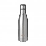 Luxe gepersonaliseerde fles kleur zilver met logo