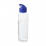 Klassieke Tritan-fles met deksel kleur blauw