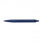 Monochrome metalen pen met klikknop en blauwe inkt Parker kleur blauw eerste weergave