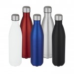 Originele thermische fles met logo kleur zilver tweede weergave meerdere kleuren