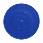 Thermosbeker van gerecycled rvs met draaibaar deksel 410 ml kleur blauw vierde weergave
