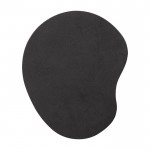 Muismat met logo van schuim met polssteun kleur zwart vierde weergave