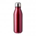 Fles van gerecycled aluminium met schroefdop van staal 550ml kleur rood eerste weergave
