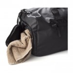 Waterafstotende polyester sporttas met versterkte bodem kleur zwart vijfde weergave