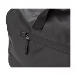 Waterafstotende polyester sporttas met versterkte bodem kleur zwart zesde weergave