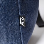 RPET urban-stijl rugzak met logo kleur zwart vijfde weergave