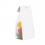 Zakje zoete jellybeans met aanpasbaar karton 100g kleur doorzichtig tweede weergave