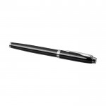 Tweekleurige pen met metallic afwerking kleur zwart derde weergave