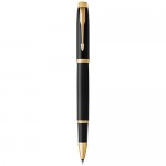 Professionele en betrouwbare rollerball pen kleur goud vooraanzicht