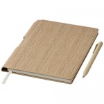 Reclame notitieboekjes van hout kleur hout