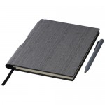 Reclame notitieboekjes van hout kleur grijs