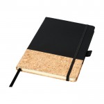 Elegante notitieboekjes met kurken kaft kleur zwart