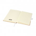 Elegante notitieboekjes met kurken kaft kleur wit derde weergave