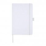 A5 Marksman® notitieboekje met logo kleur wit tweede weergave voorkant