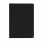Notitieboek met waterproof papier (lijntjes) kleur zwart tweede weergave voorkant