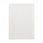 Waterdicht notitieboekje van steenpapier B6 kleur wit tweede weergave achterkant
