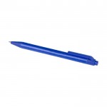 Pen van gerecycled papier met matte afwerking kleur blauw tweede weergave