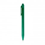Pen van gerecycled papier met matte afwerking kleur groen weergave zijkant