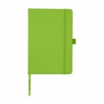 Gerecyclede notitieboekje bedrukken A5 kleur groen tweede weergave voorkant