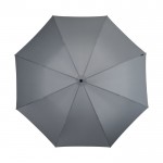 Paraplu met exclusief design 30 inch kleur grijs vooraanzicht