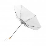 Handmatige opvouwbare paraplu van polyester Ø96 kleur wit tweede weergave
