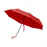 Handmatige opvouwbare paraplu van polyester Ø96 kleur rood