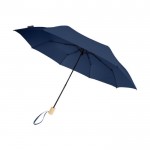 Handmatige opvouwbare paraplu van polyester Ø96 kleur marineblauw